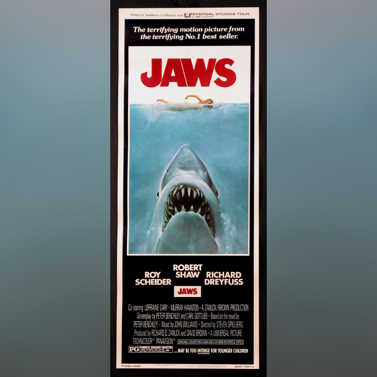 Original Movie Poster of Jaws (1975)