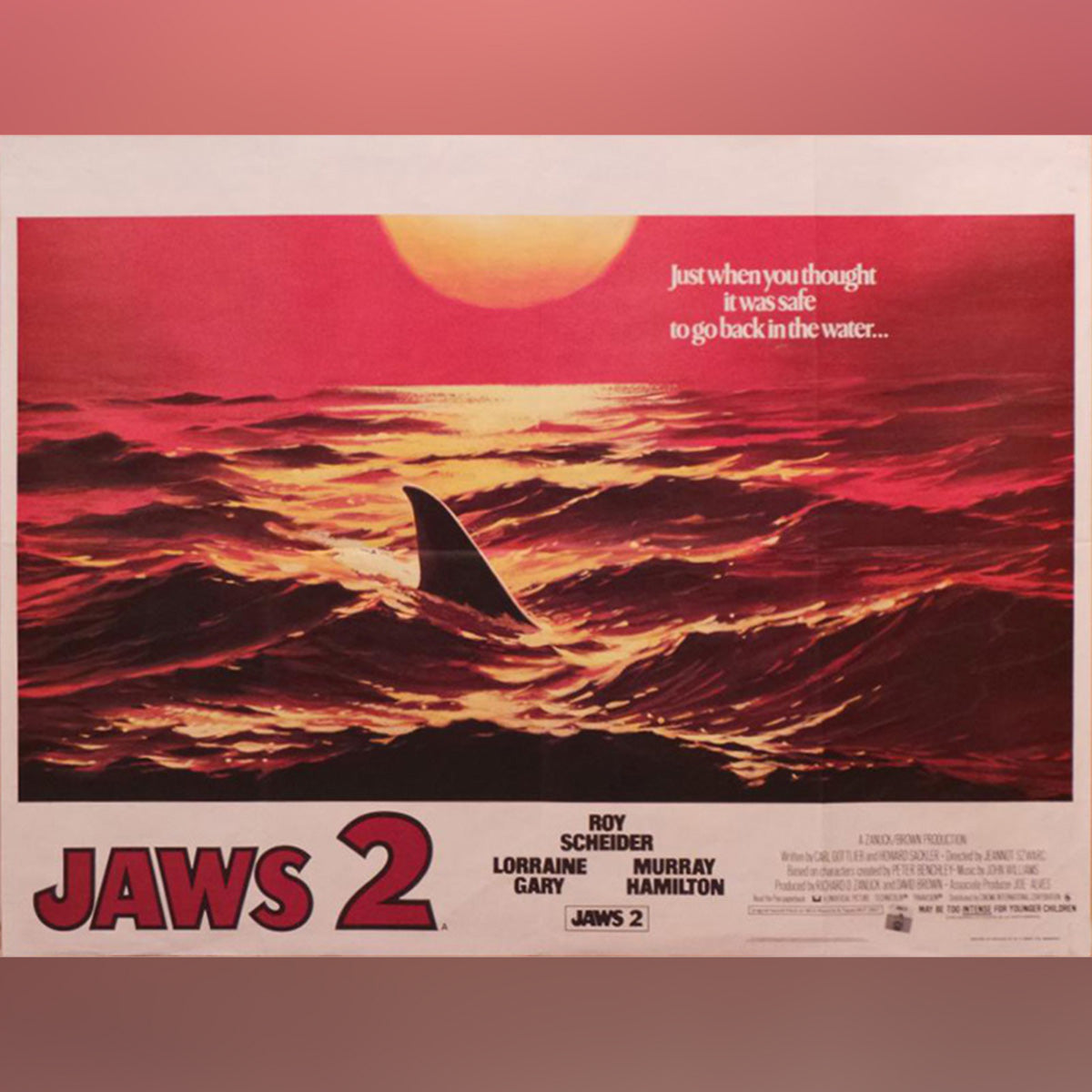 Original Movie Poster of Jaws 2 (1978)