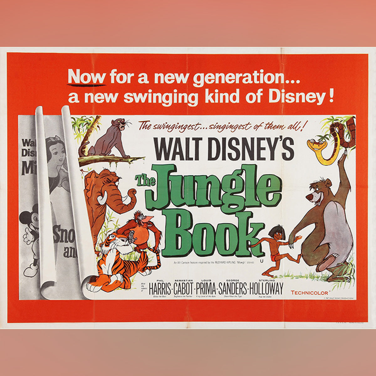 Original Movie Poster of Jungle Book, The (1967)
