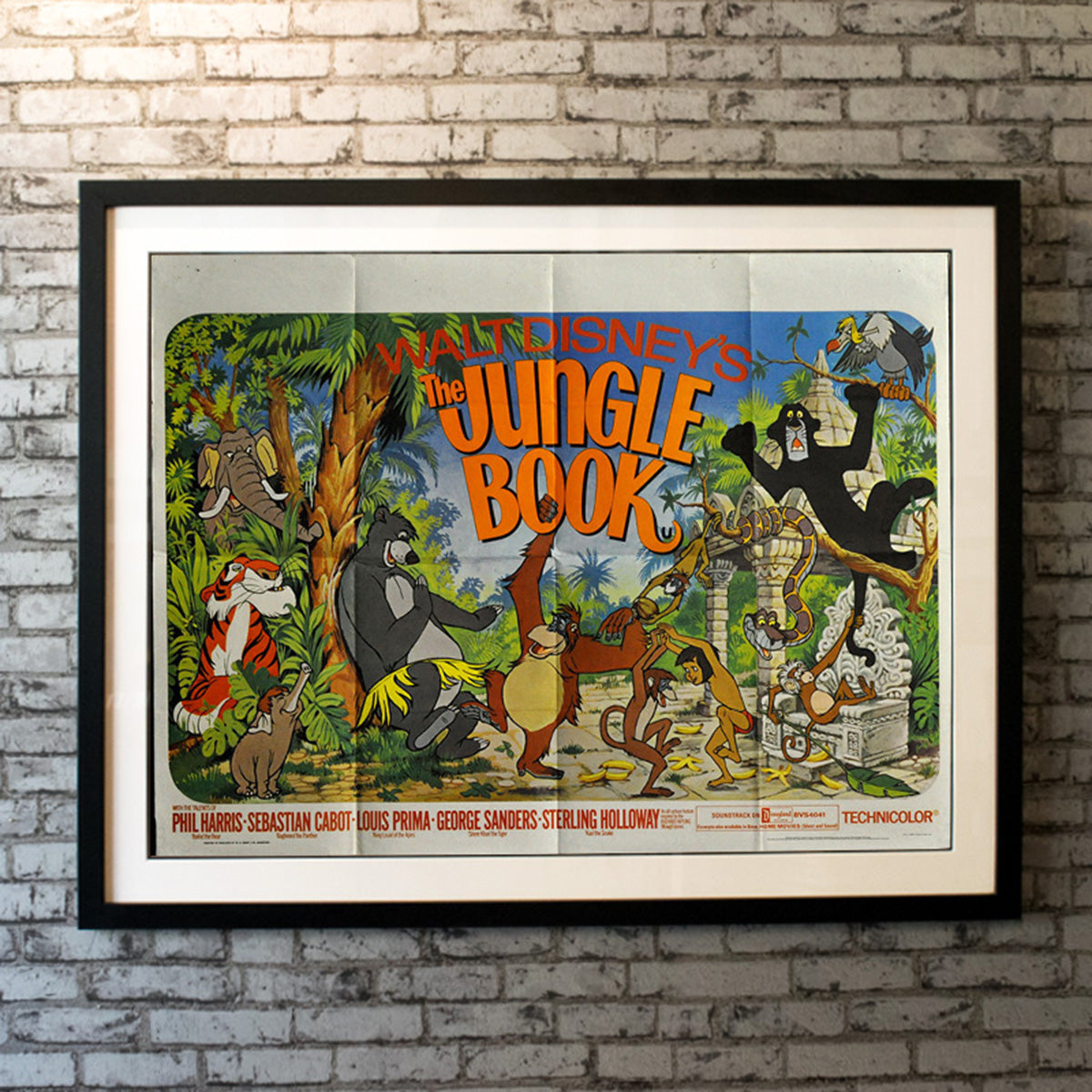 Original Movie Poster of Jungle Book, The (1975R)