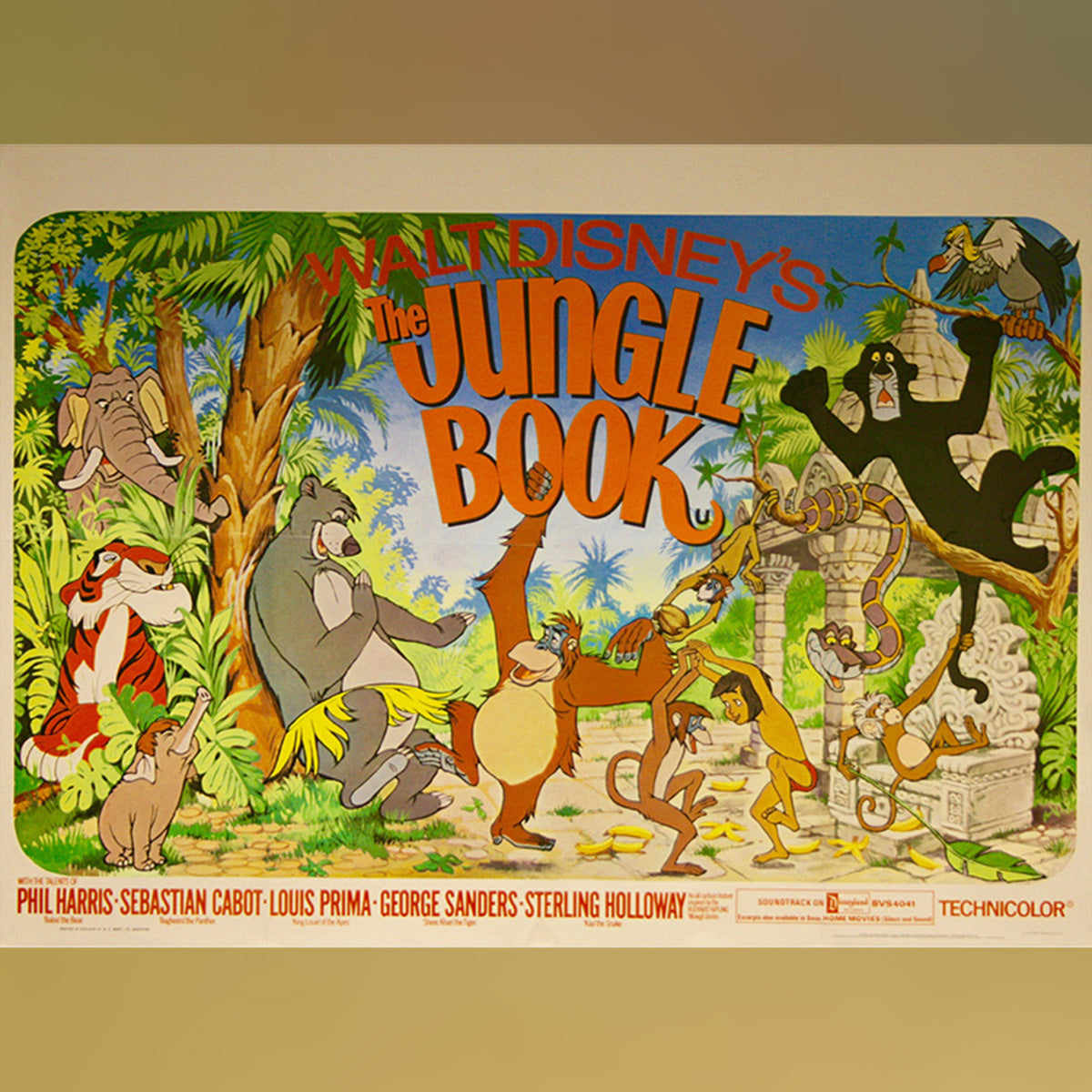 Original Movie Poster of Jungle Book, The (1975R)