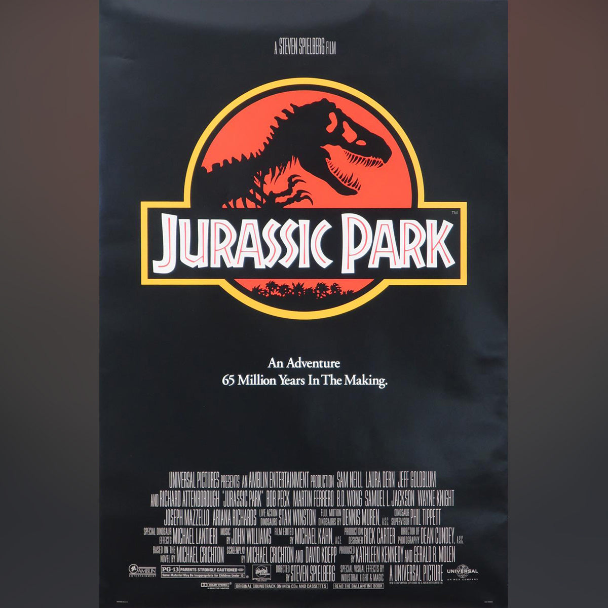 Original Movie Poster of Jurassic Park (1993)