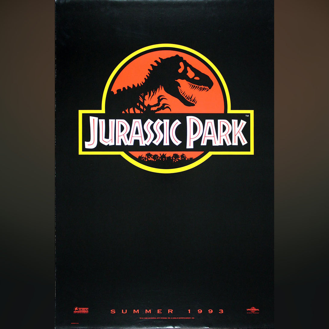 Original Movie Poster of Jurassic Park (1993)