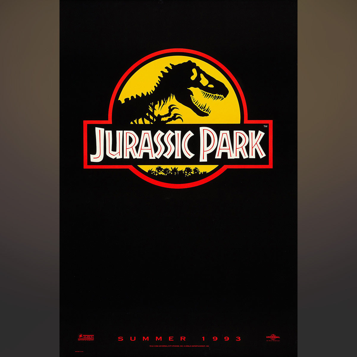 Original Movie Poster of Jurassic Park (1993)