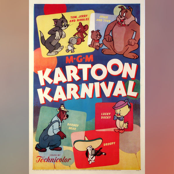 Original Movie Poster of Kartoon Karnival (1954)