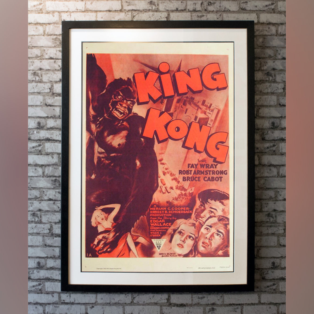 Original Movie Poster of King Kong (1952R)