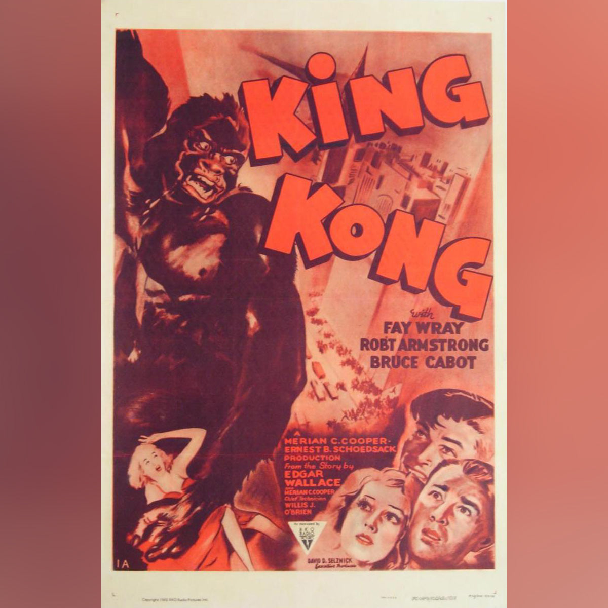 Original Movie Poster of King Kong (1952R)