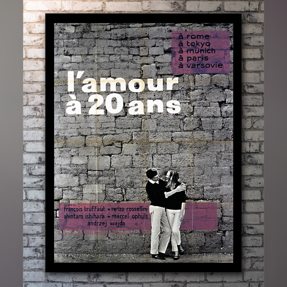Original Movie Poster of L'amour à 20 Ans (1962)