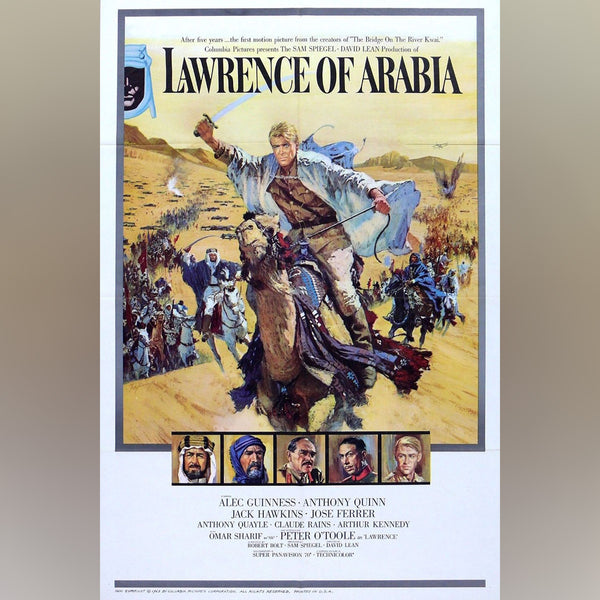 Original Movie Poster of Lawrence Of Arabia (1962)