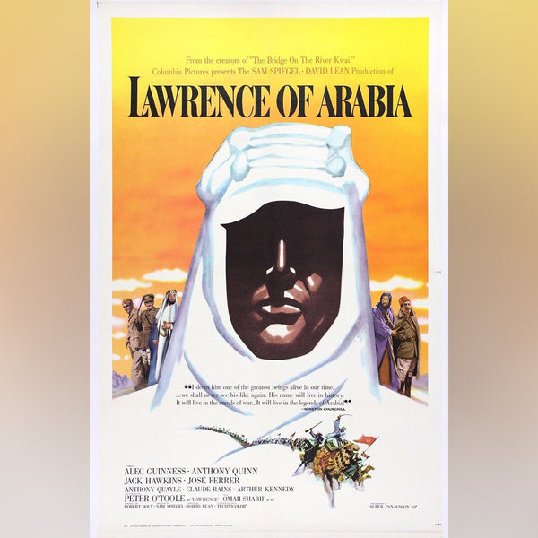 Original Movie Poster of Lawrence Of Arabia (1962)