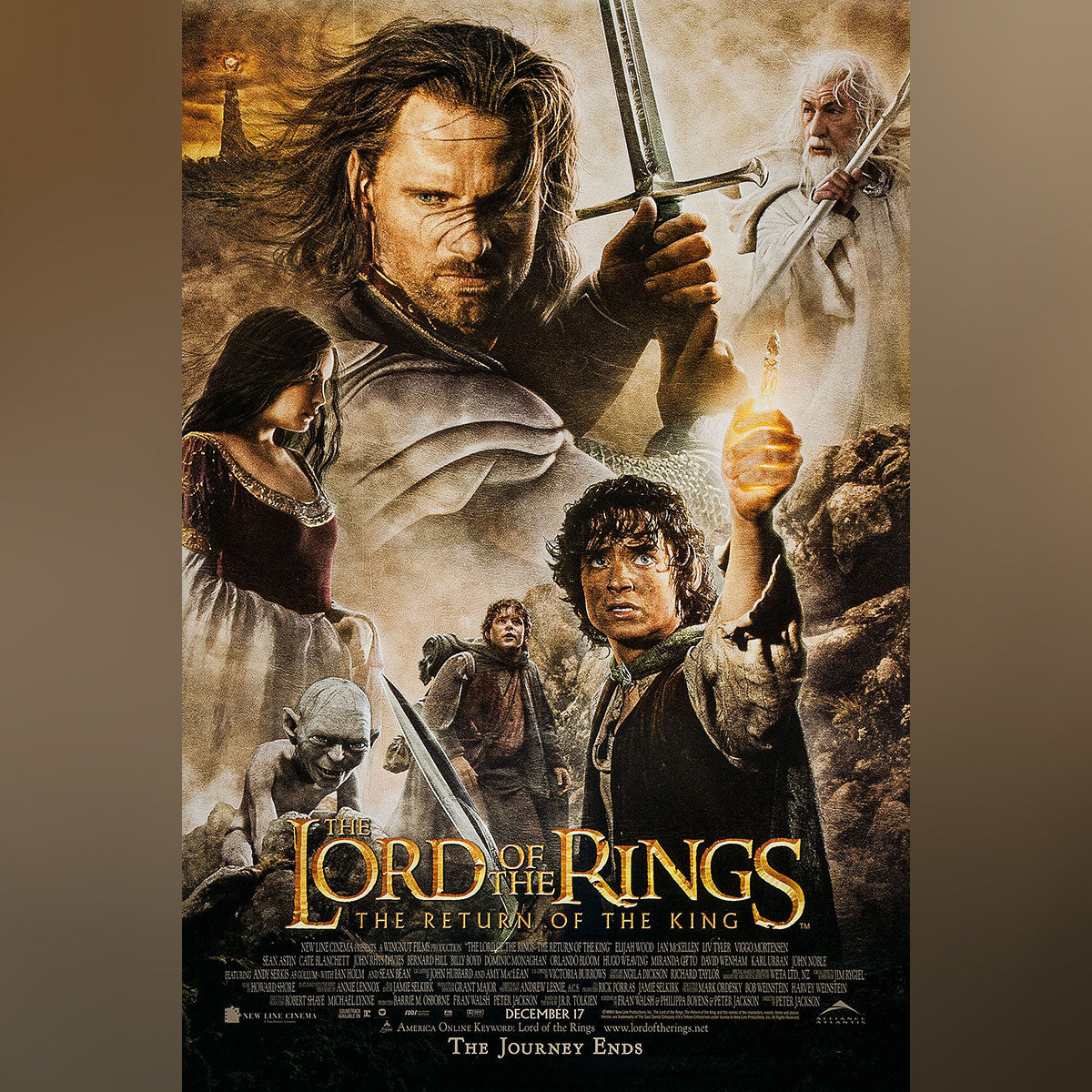 Original Movie Poster of Lord Of The Rings: The Return Of The King (2003)