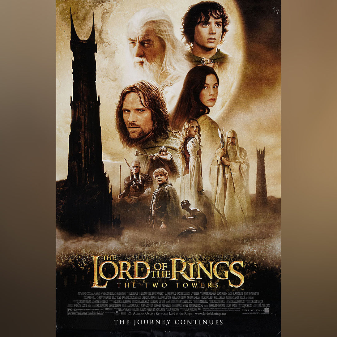 Original Movie Poster of Lord Of The Rings: The Two Towers (2002)