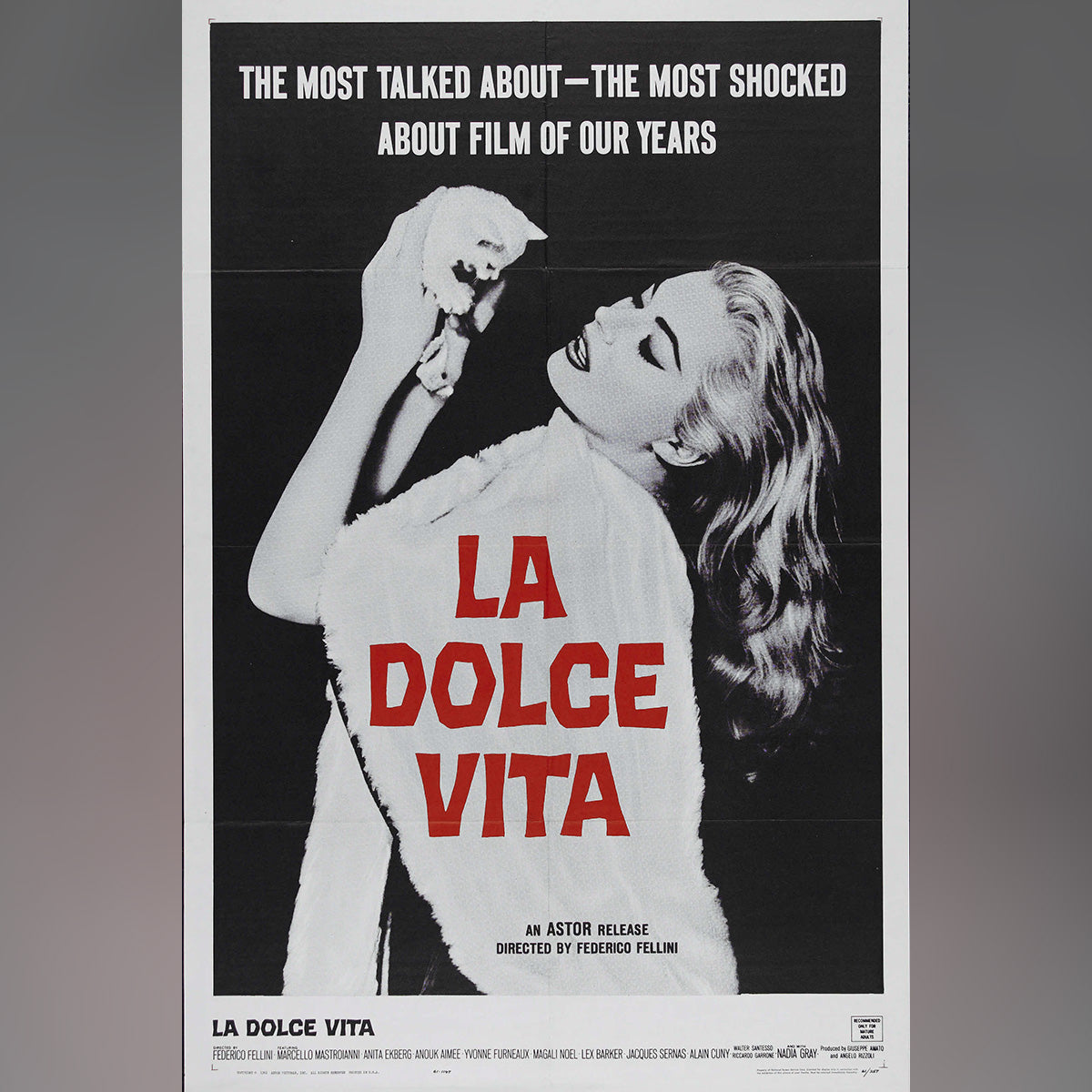 Original Movie Poster of La Dolce Vita (1960)