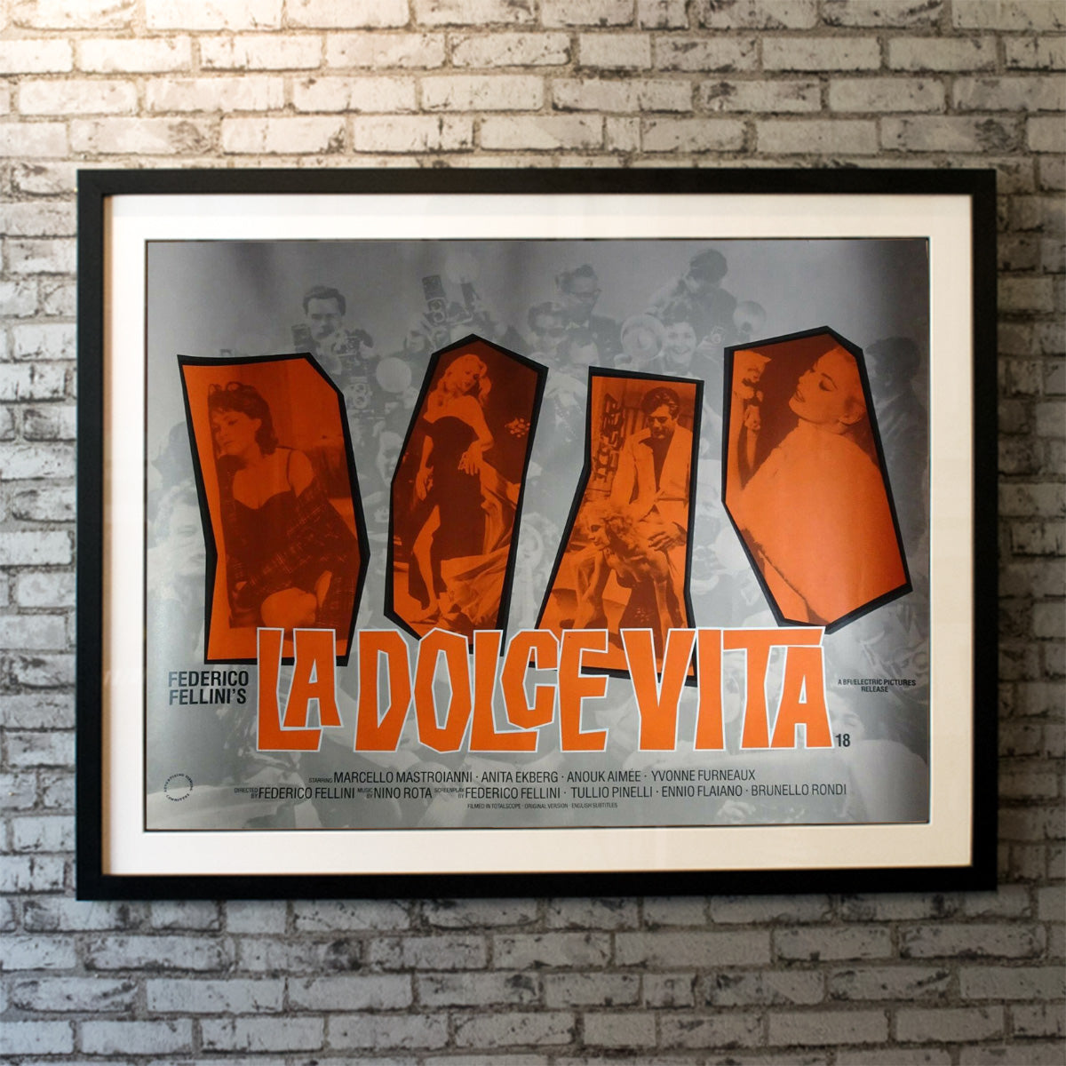 Original Movie Poster of La Dolce Vita (1987R)