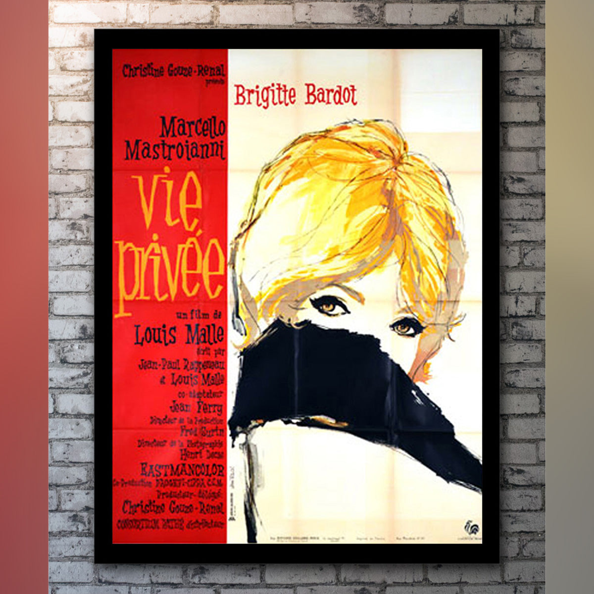 Original Movie Poster of La Vie Privée (1962)