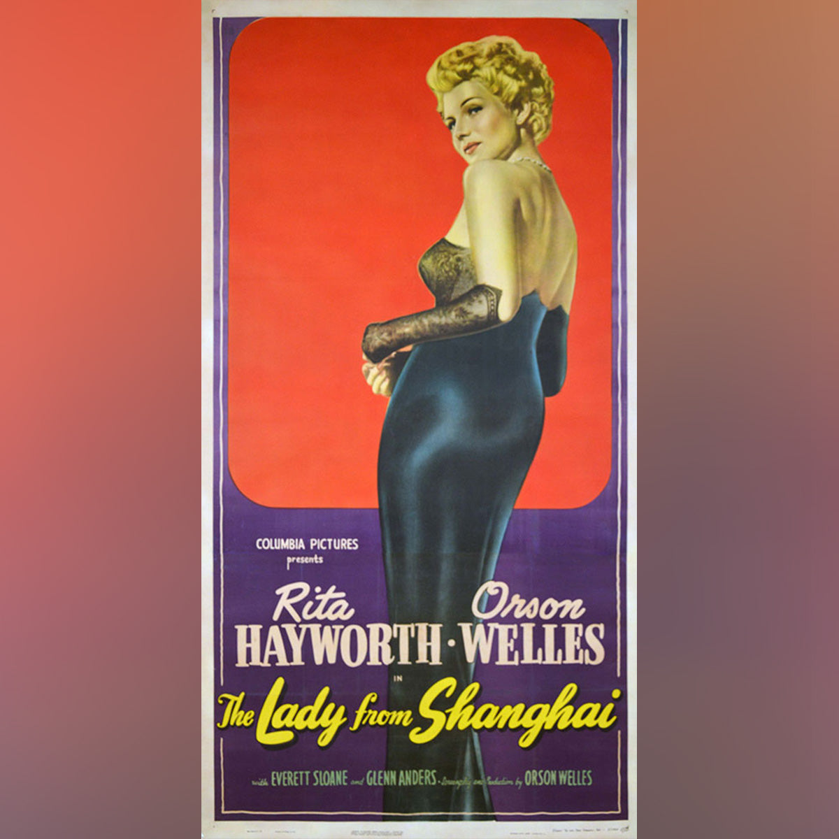 Original Movie Poster of Lady From Shanghai, The (1947)