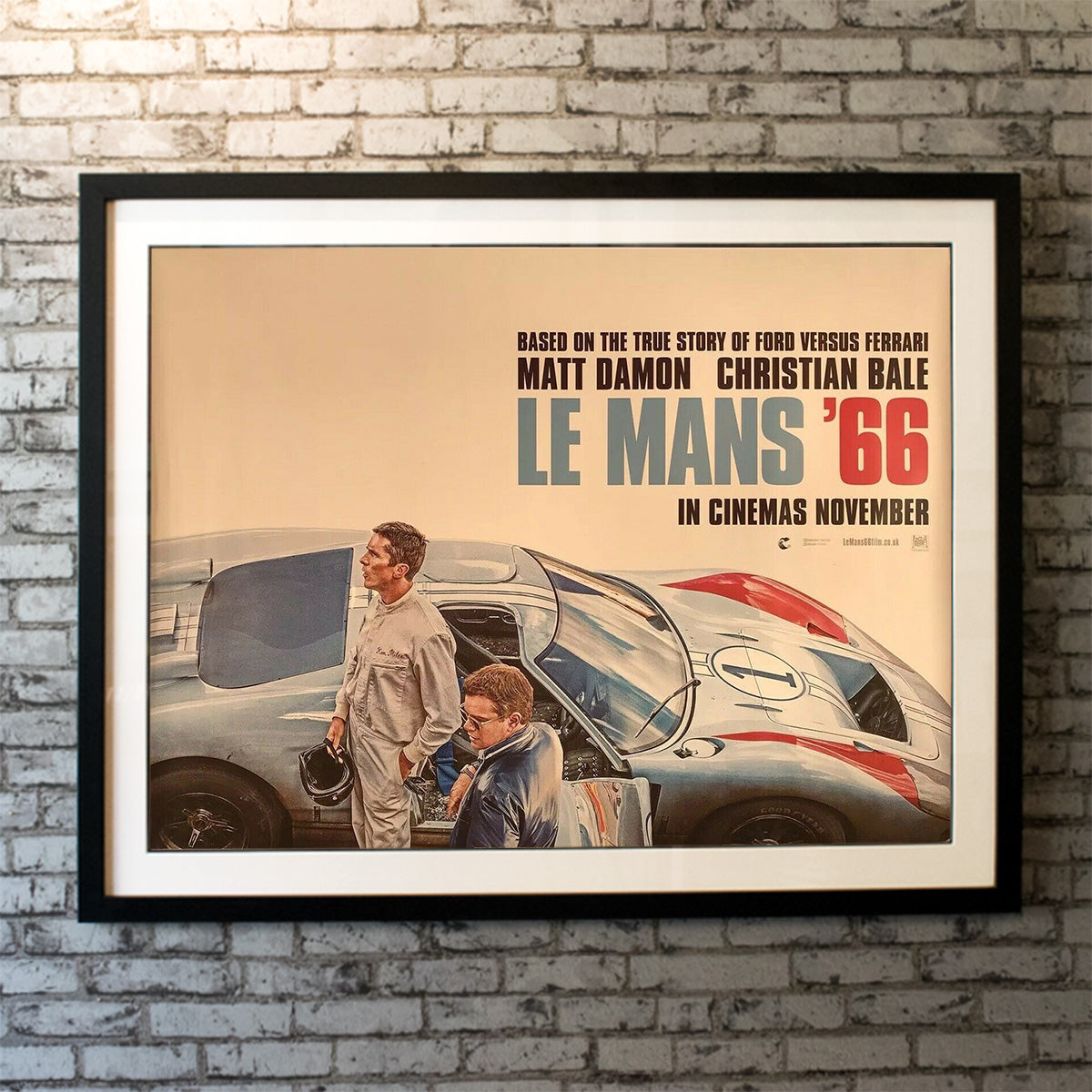 Original Movie Poster of Le Mans '66 (2019)