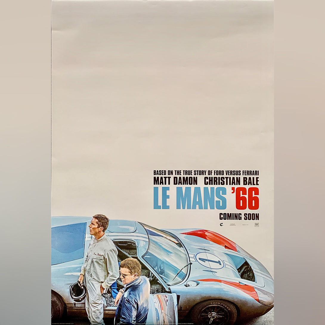 Original Movie Poster of Le Mans '66 / Ford V Ferrari (2019)