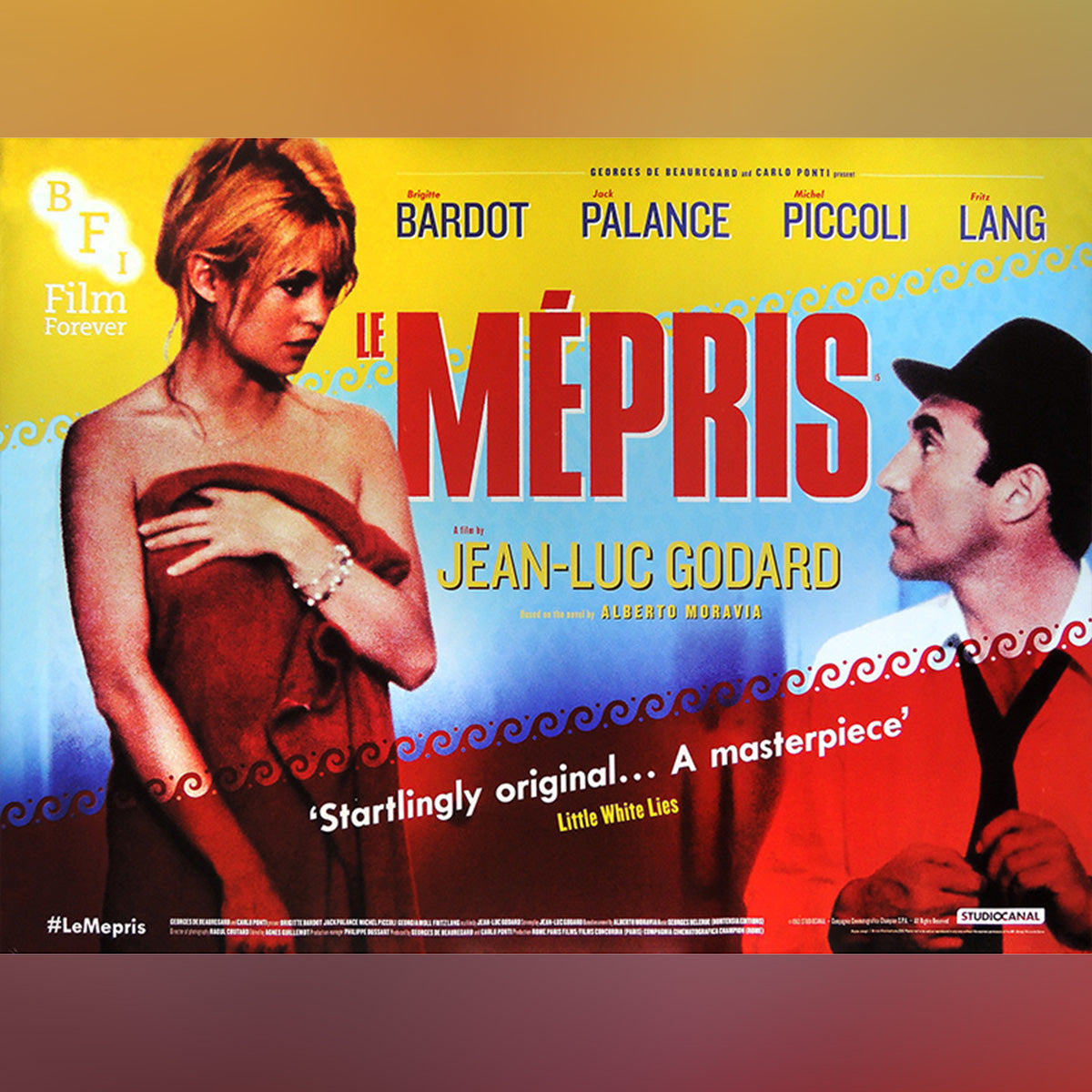 Original Movie Poster of Le Mépris (2013R)