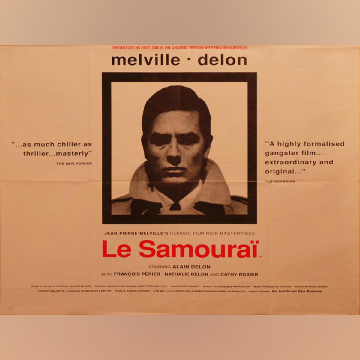 Original Movie Poster of Le Samouraï (1980R)