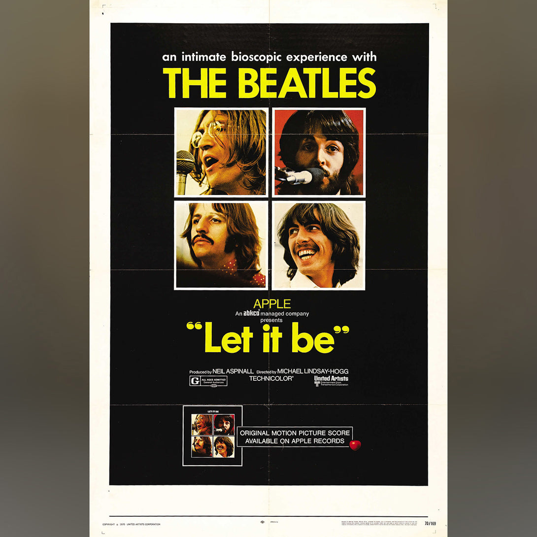 Original Movie Poster of Let It Be (1970)