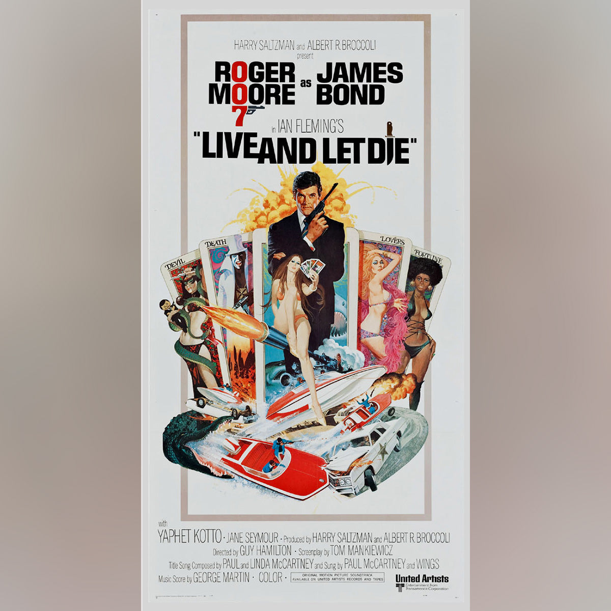 Original Movie Poster of Live And Let Die (1973)