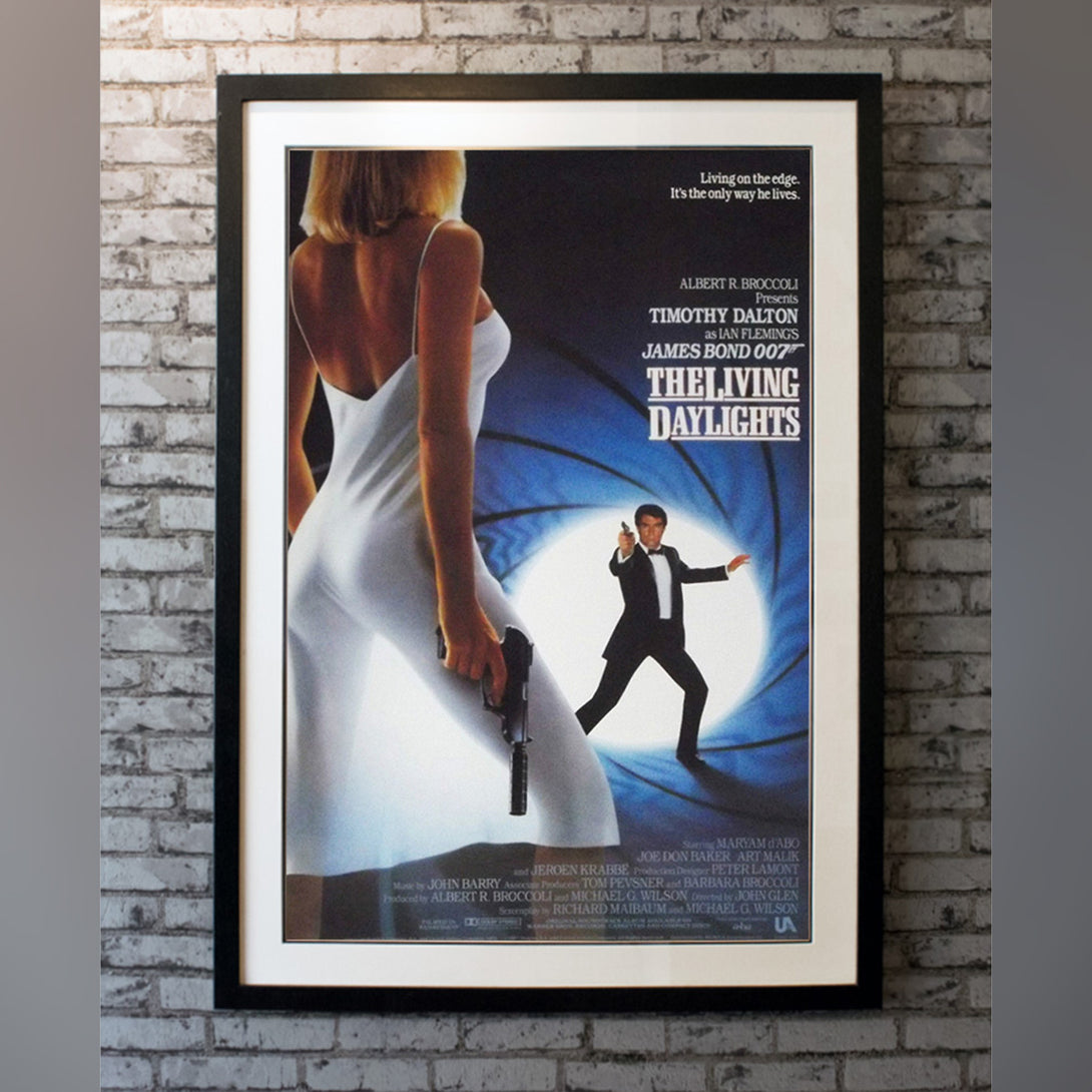 Original Movie Poster of Living Daylights, The (1987)