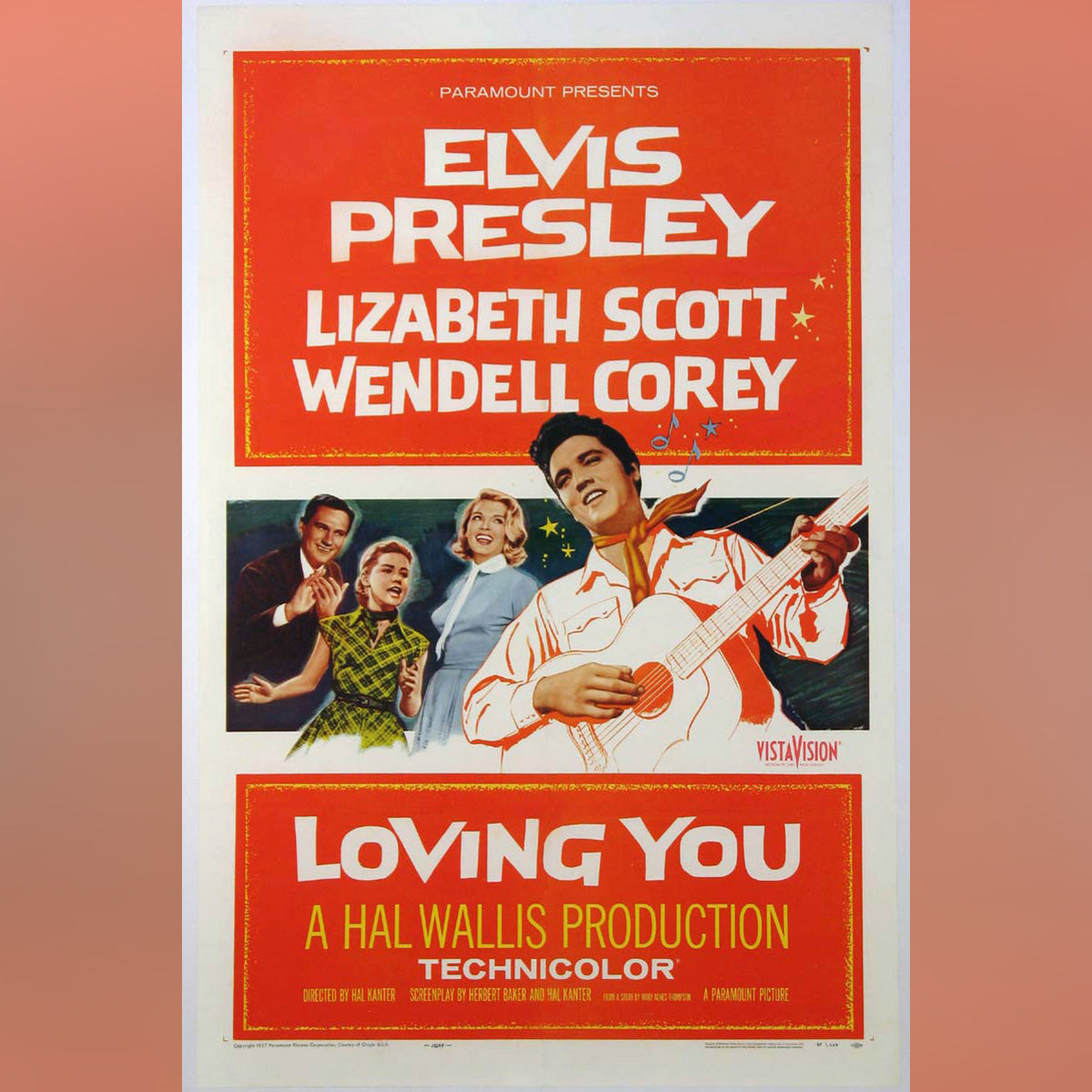 Original Movie Poster of Loving You (1957)