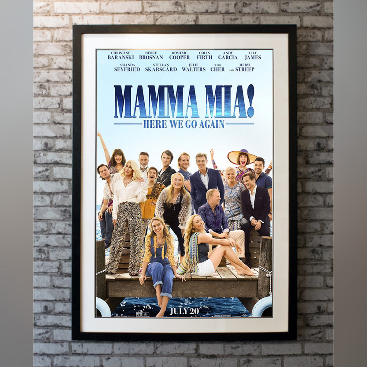 Original Movie Poster of Mamma Mia! Here We Go Again (2018)