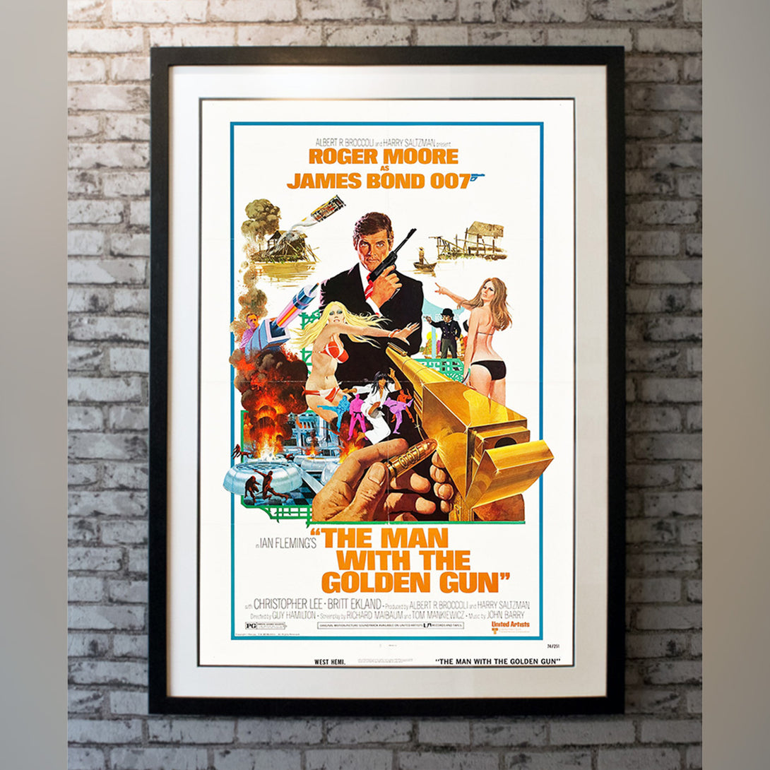 Original Movie Poster of Man With The Golden Gun, The (1974)