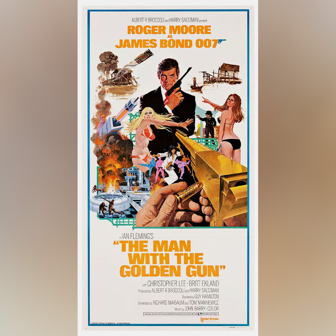 Original Movie Poster of Man With The Golden Gun, The (1974)