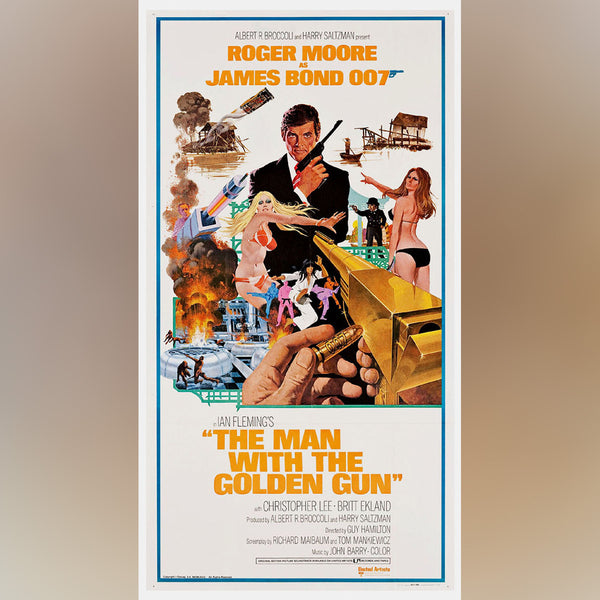 Original Movie Poster of Man With The Golden Gun, The (1974)