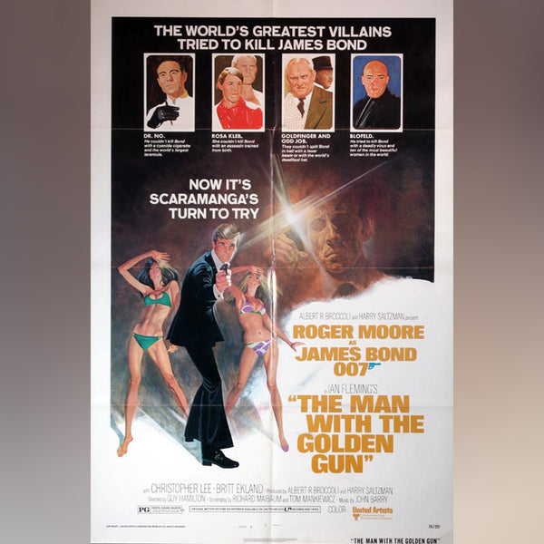 Original Movie Poster of Man With The Golden Gun, The (1974)