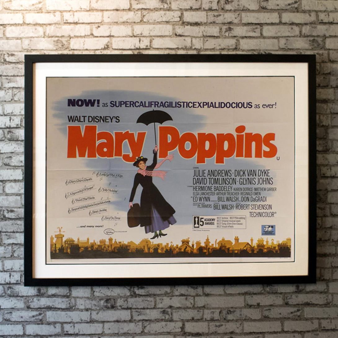 Original Movie Poster of Mary Poppins (1973R)