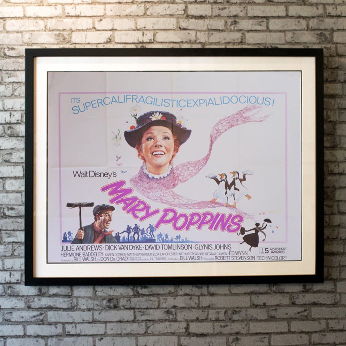 Original Movie Poster of Mary Poppins (1976R)