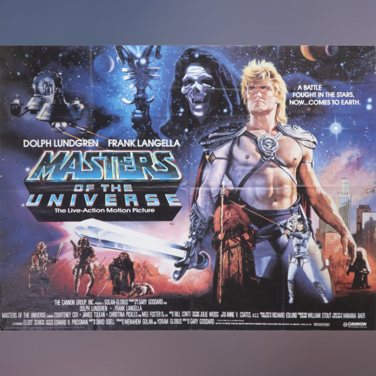 Original Movie Poster of Masters Of The Universe (1987)