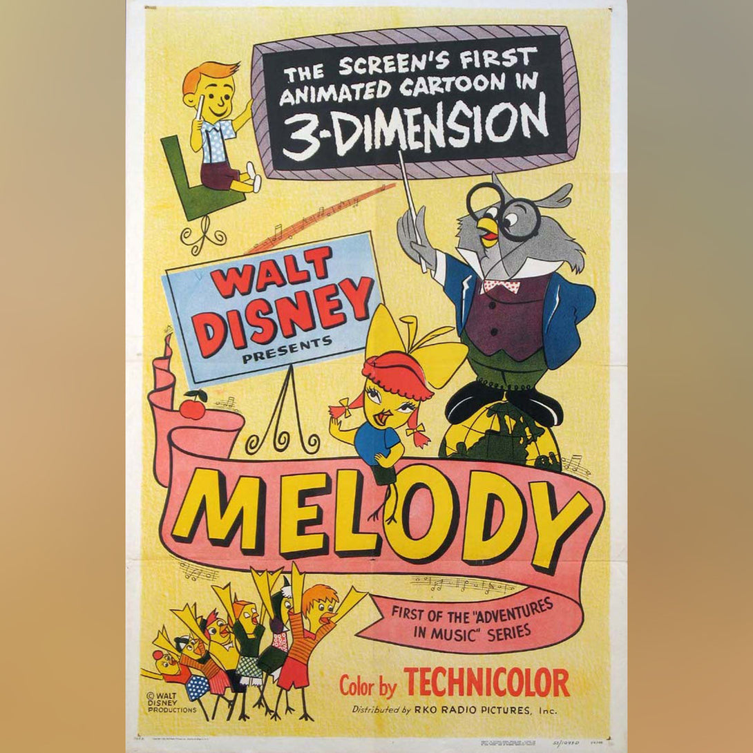 Original Movie Poster of Melody (1953)