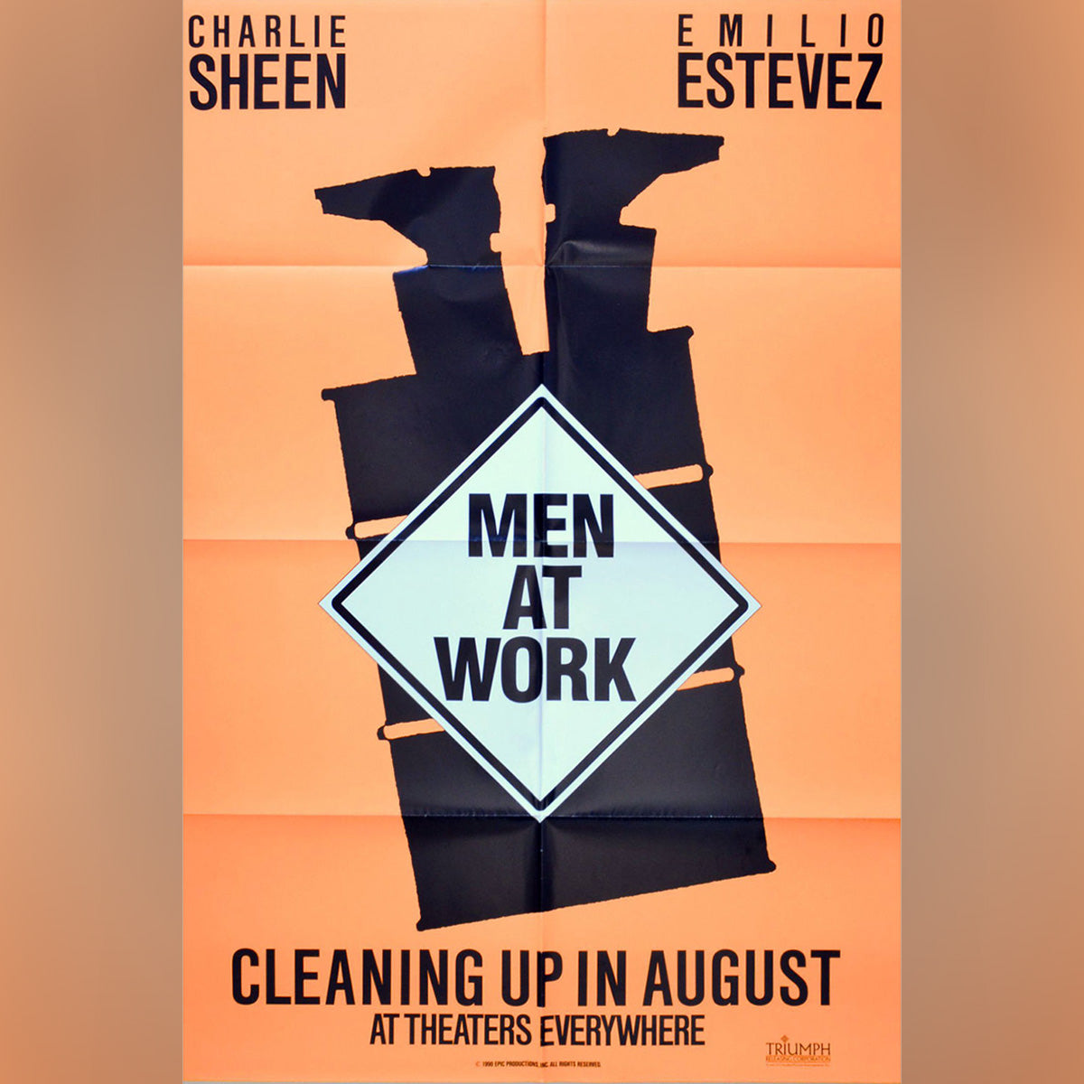Original Movie Poster of Men At Work (1990)