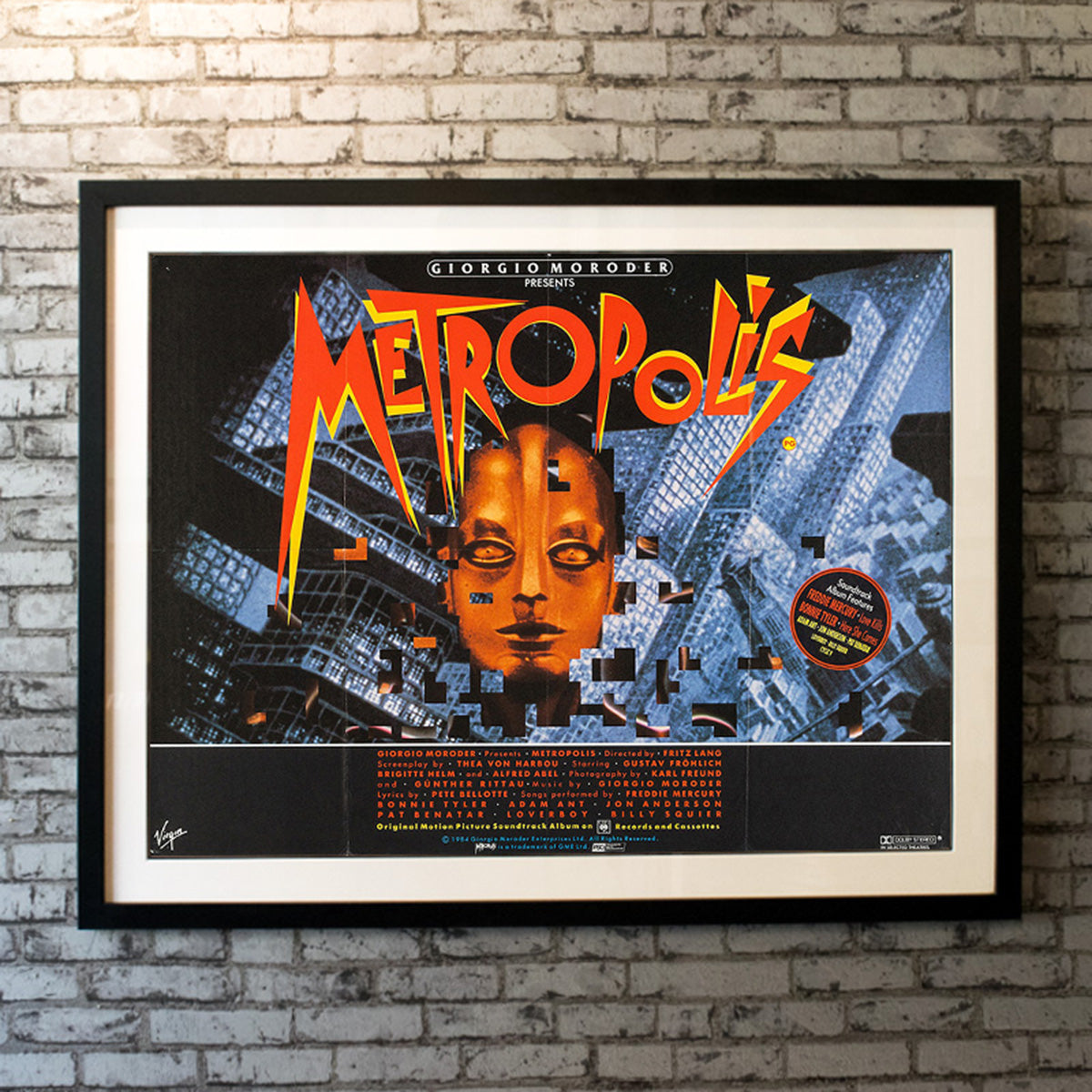 Original Movie Poster of Metropolis (1984)