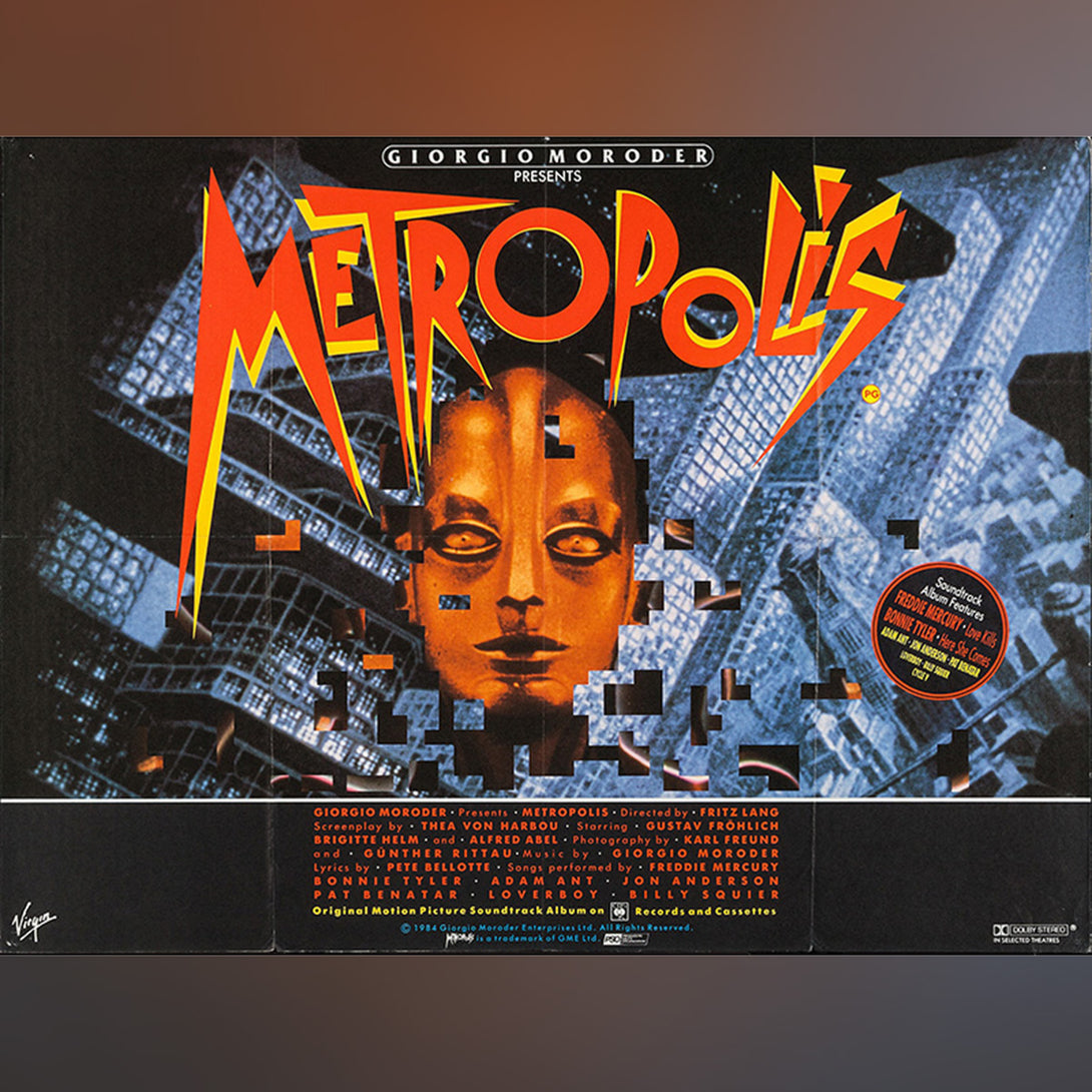 Original Movie Poster of Metropolis (1984)