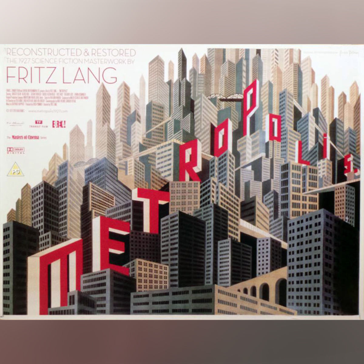 Original Movie Poster of Metropolis (2010R)