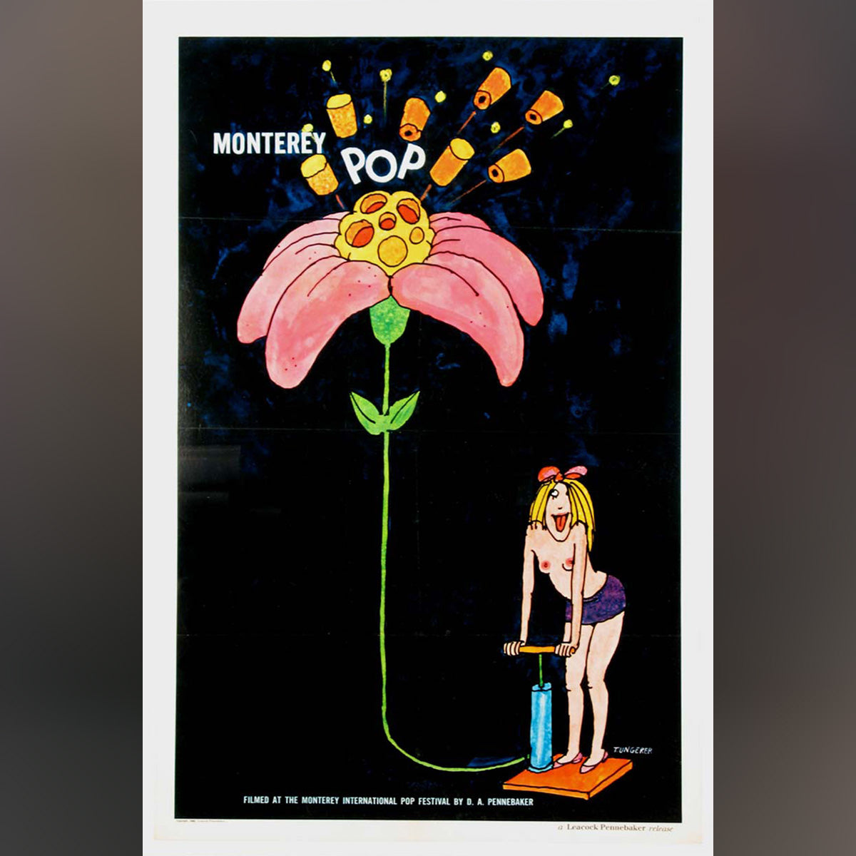 Original Movie Poster of Monterey Pop (1968)