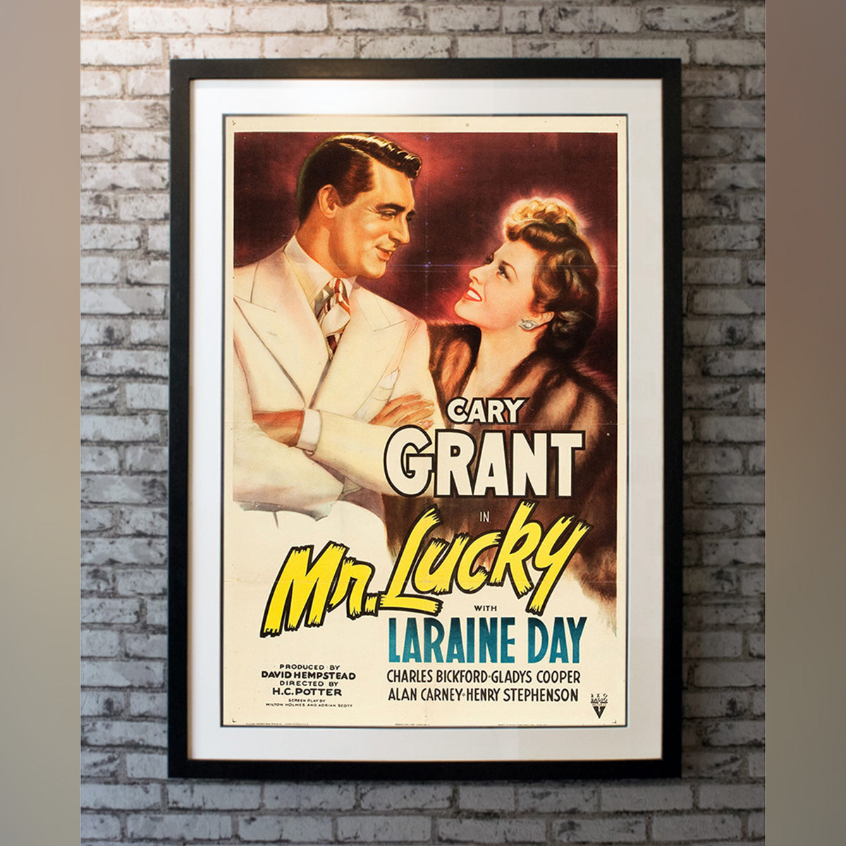 Original Movie Poster of Mr. Lucky (1943)