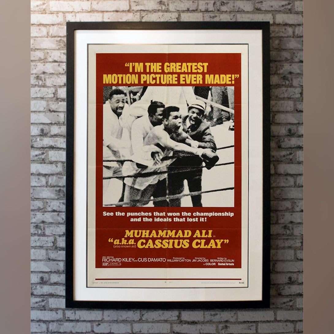 Original Movie Poster of Muhammad Ali A.k.a. Cassius Clay (1970)