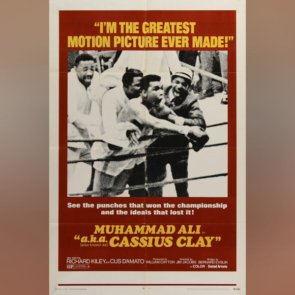 Original Movie Poster of Muhammad Ali A.k.a. Cassius Clay (1970)