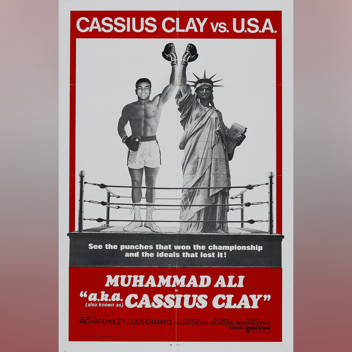 Original Movie Poster of Muhammad Ali A.k.a. Cassius Clay (1970)