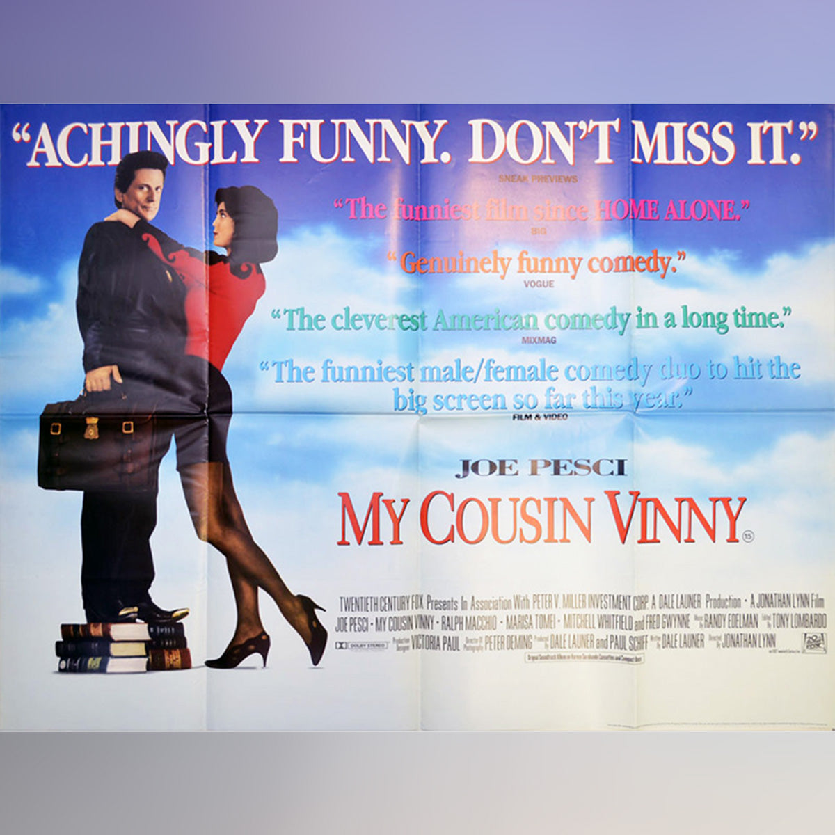 Original Movie Poster of My Cousin Vinny (1992)
