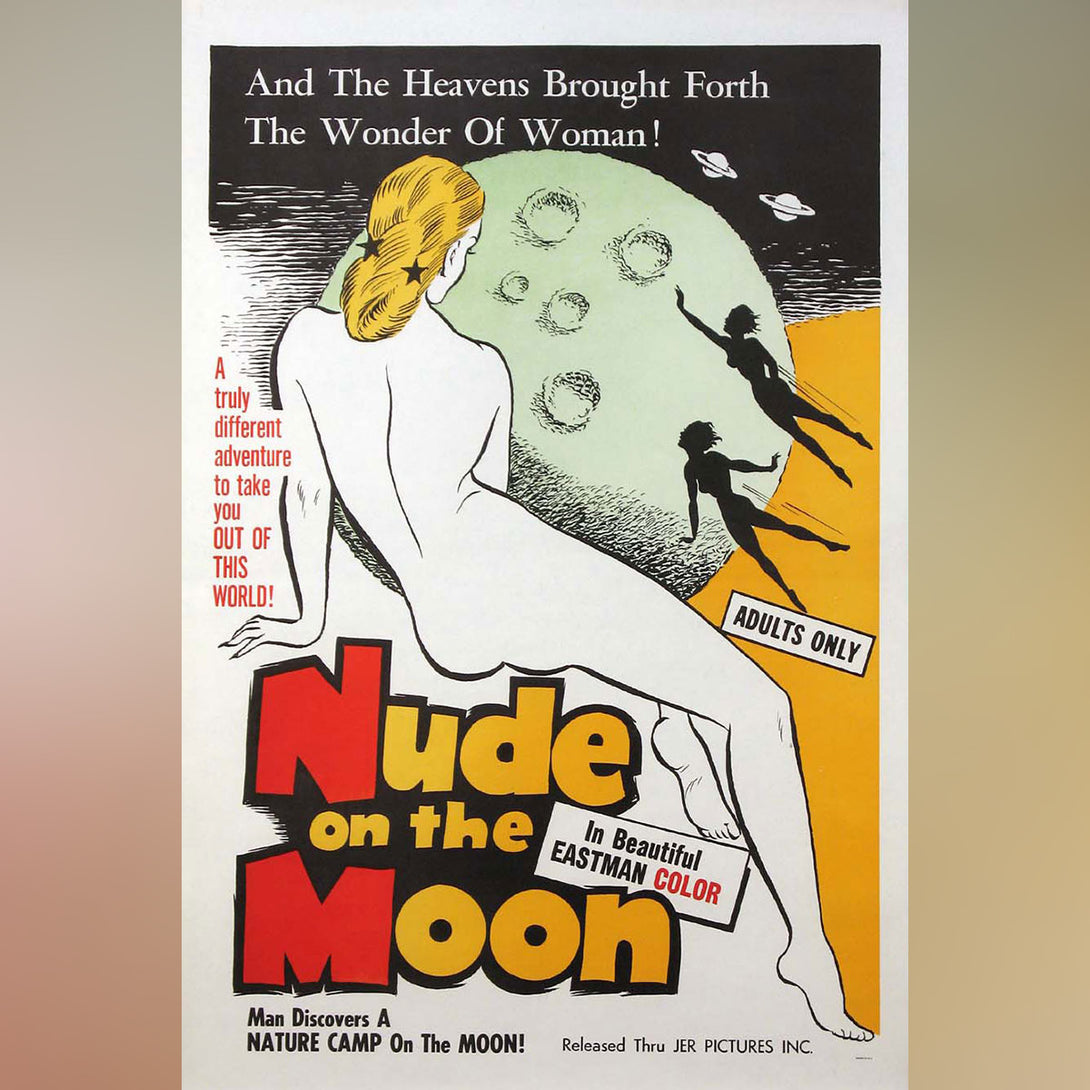 Original Movie Poster of Nude On The Moon (1961)