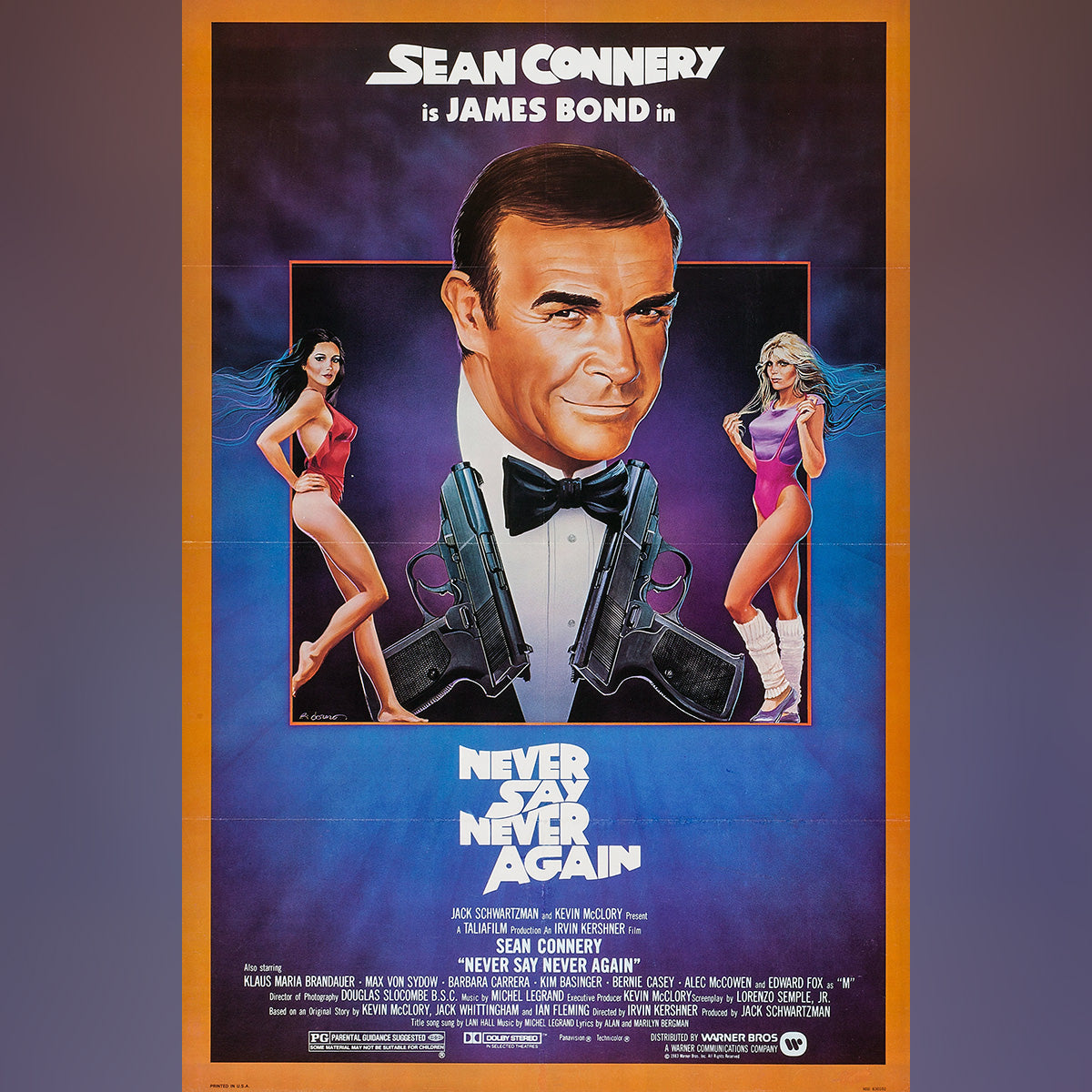 Original Movie Poster of Never Say Never Again (1983)
