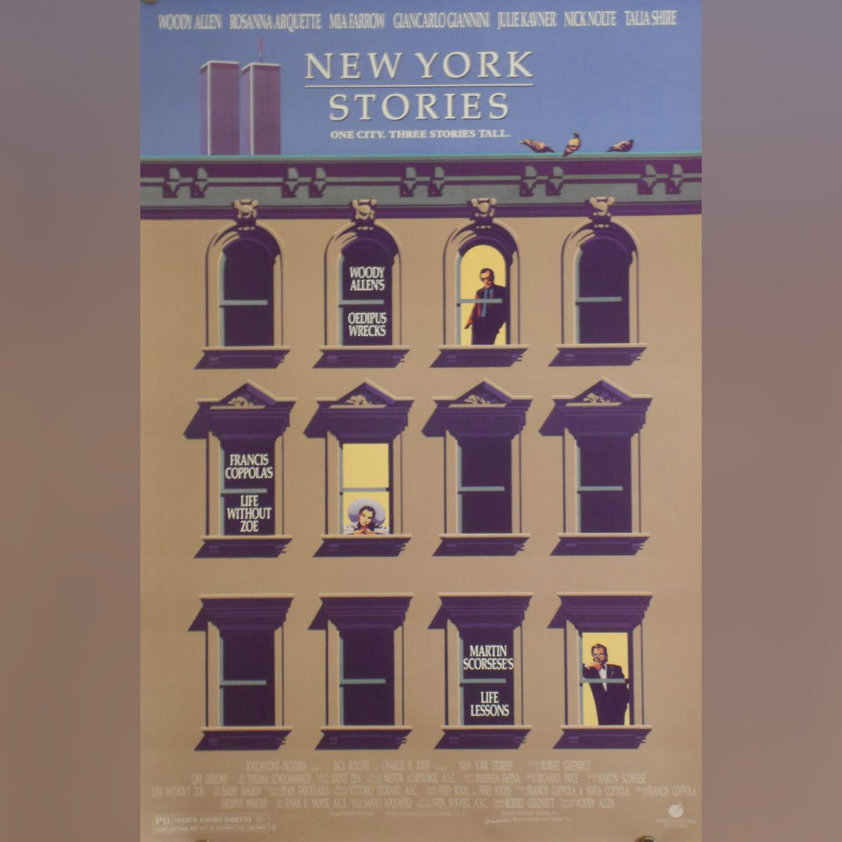 Original Movie Poster of New York Stories (1989)
